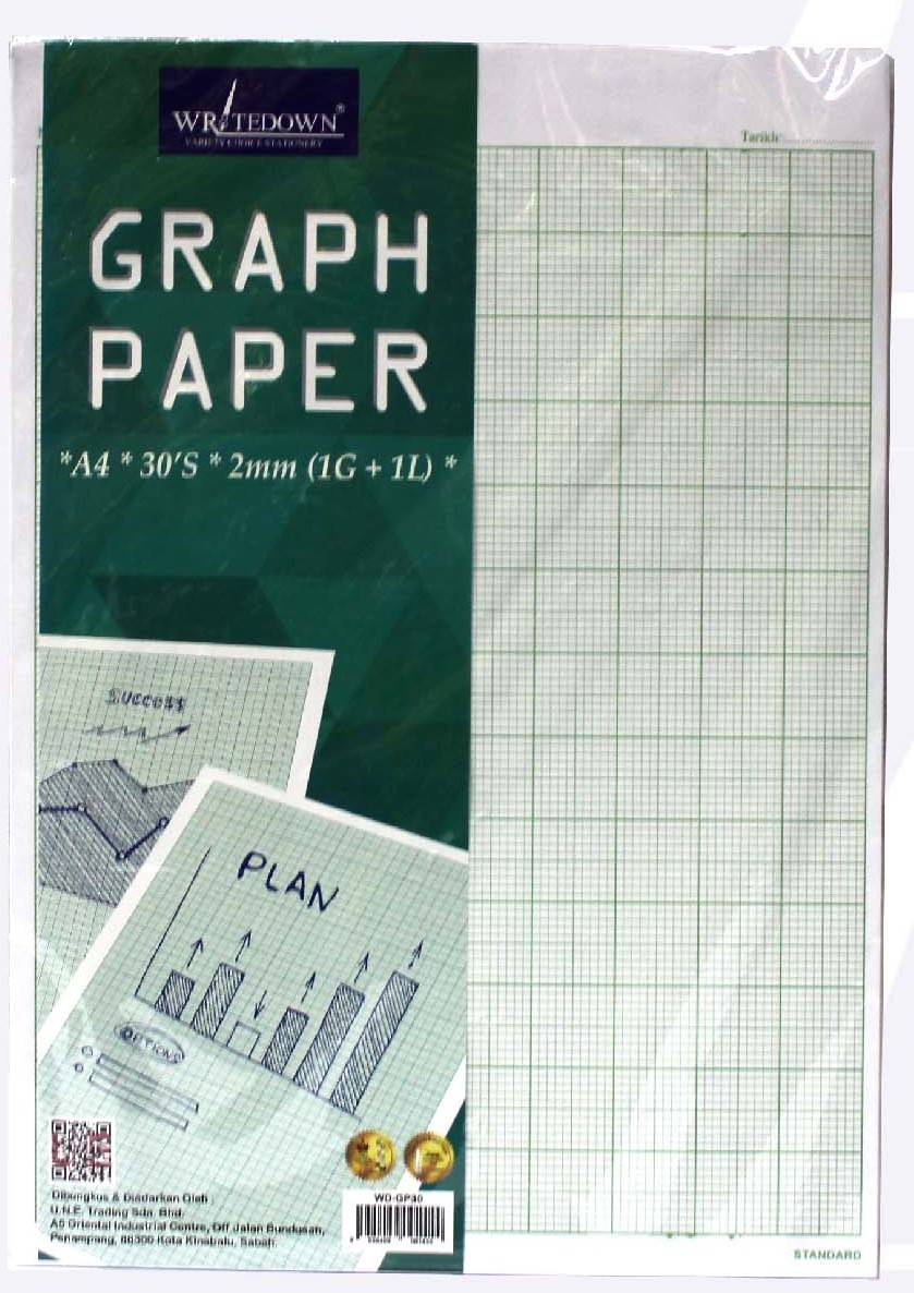 GRAPH PAPER A4 2MM 1G1L