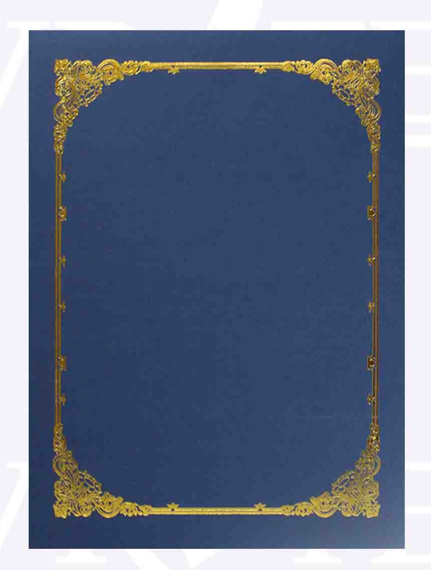 CERTIFICATE FOLDER A4